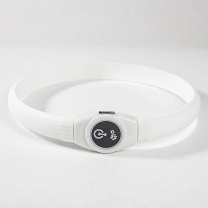 New Led Luminous Dog Collar PVC Waterproof , For Large Medium Small Dogs Collar Usb Light Night Safety Pet Glowing Accessories
